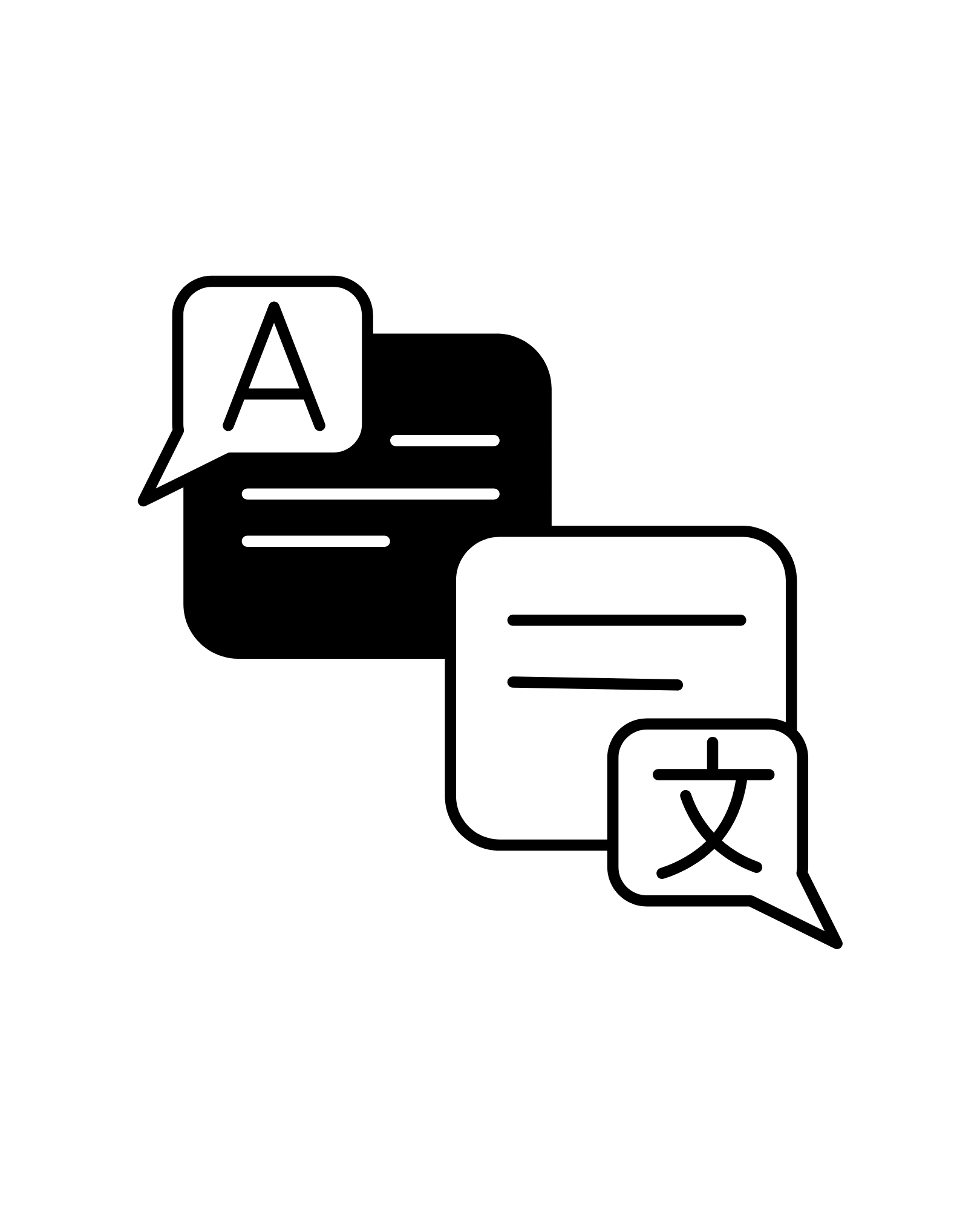 Illustration of a professional visa consultant advising a client with documents